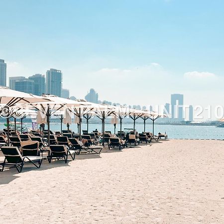 Luxus-Studio Mit Private Beach In Top-Lage, Meerblick & Infinity Pool! Dubai Exterior photo
