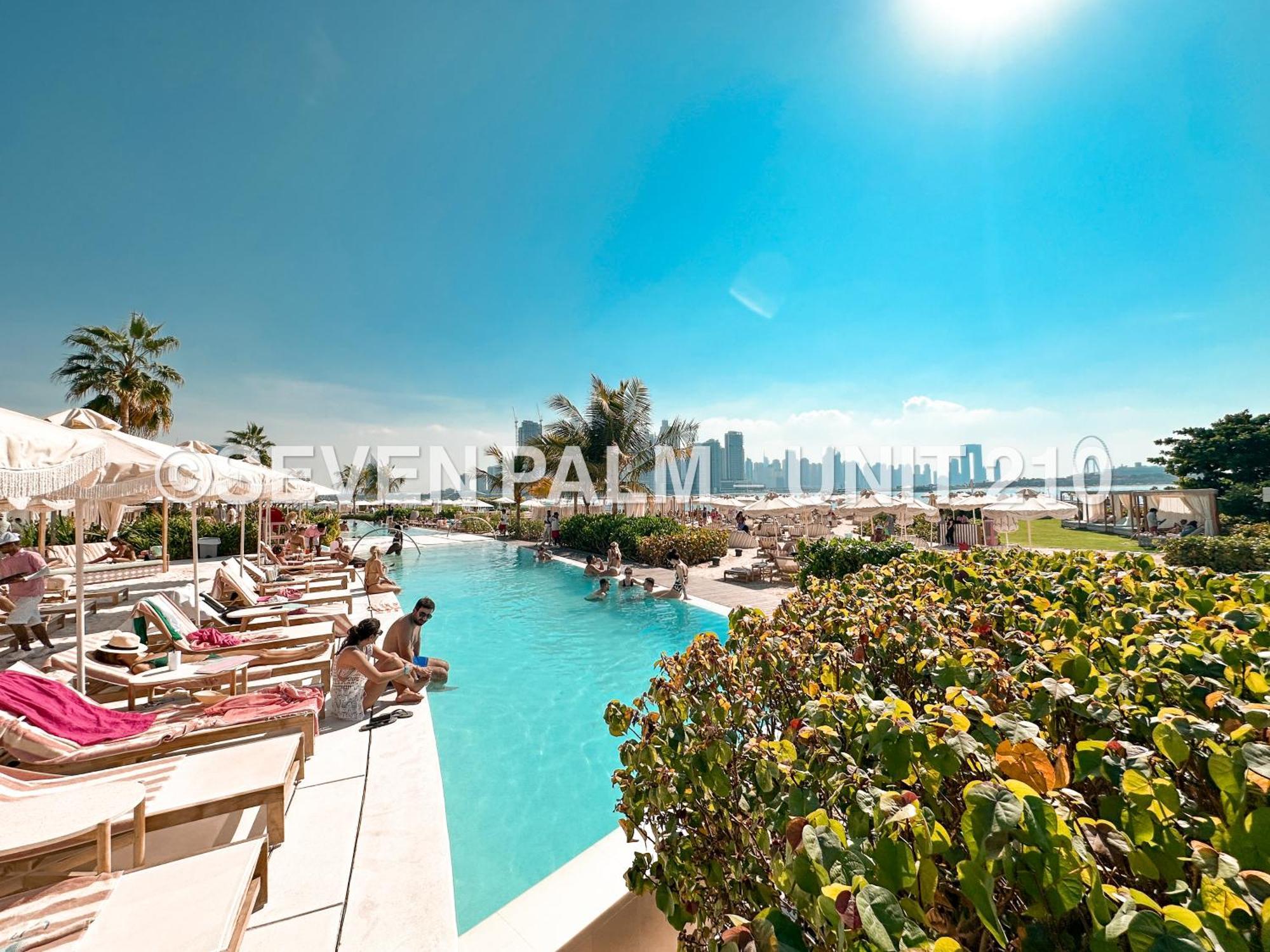 Luxus-Studio Mit Private Beach In Top-Lage, Meerblick & Infinity Pool! Dubai Exterior photo