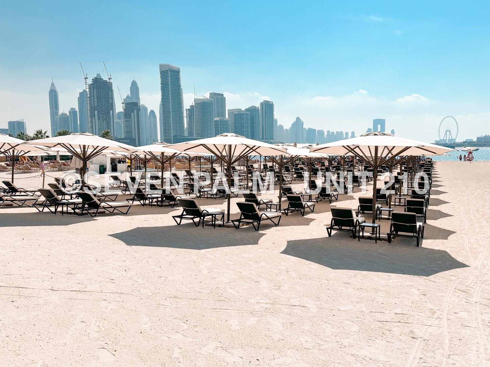 Luxus-Studio Mit Private Beach In Top-Lage, Meerblick & Infinity Pool! Dubai Exterior photo
