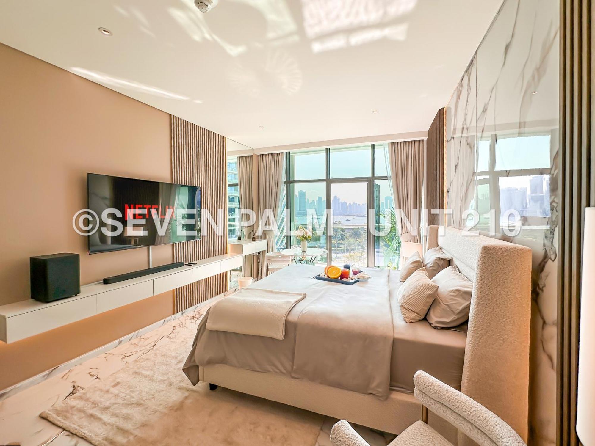 Luxus-Studio Mit Private Beach In Top-Lage, Meerblick & Infinity Pool! Dubai Exterior photo